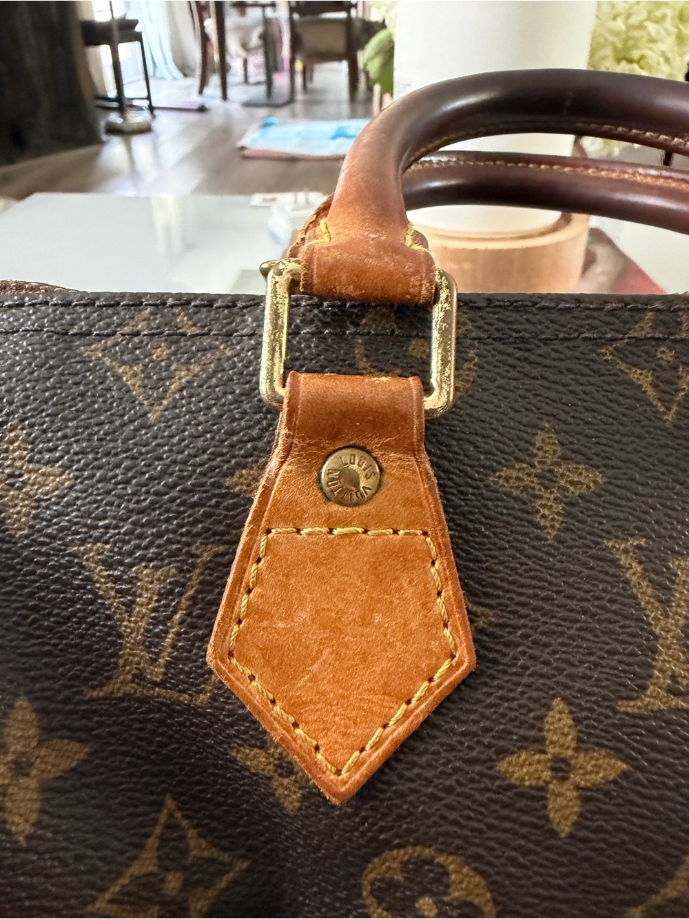 Louis Vuitton Monogram Top Handle Satchel - Brown/Tan - Picture 10 of 16